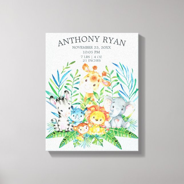 Canvas de Aniquilos do Novo Bebê Selva (Frente)