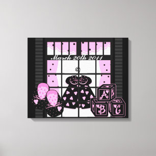 Canvas de Aniversário do Bebê