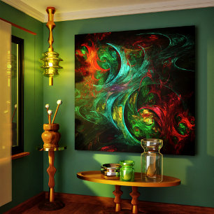 Canvas de arte de gênesis Abstrato