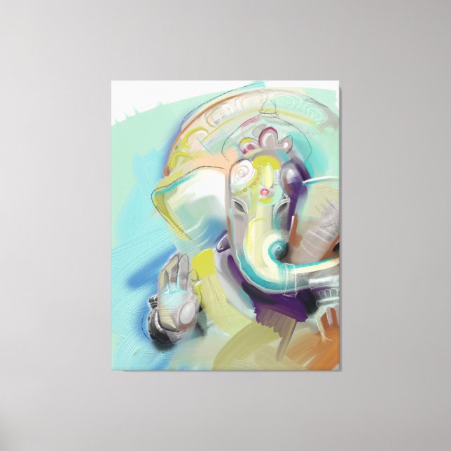 Canvas de Arte de Lord Ganesh (Frente)