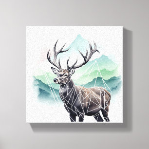 Canvas de Arte de Muro Minimalista - Linha Geométr