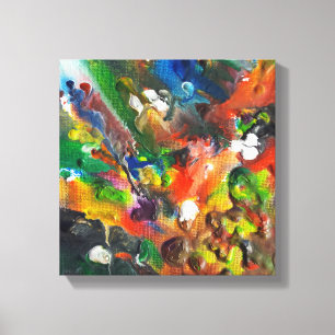Canvas de arte derretidas do pastel
