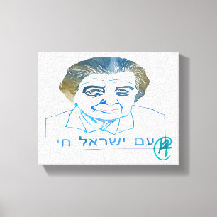 Canvas de Arte do Yearbook Golda Meir