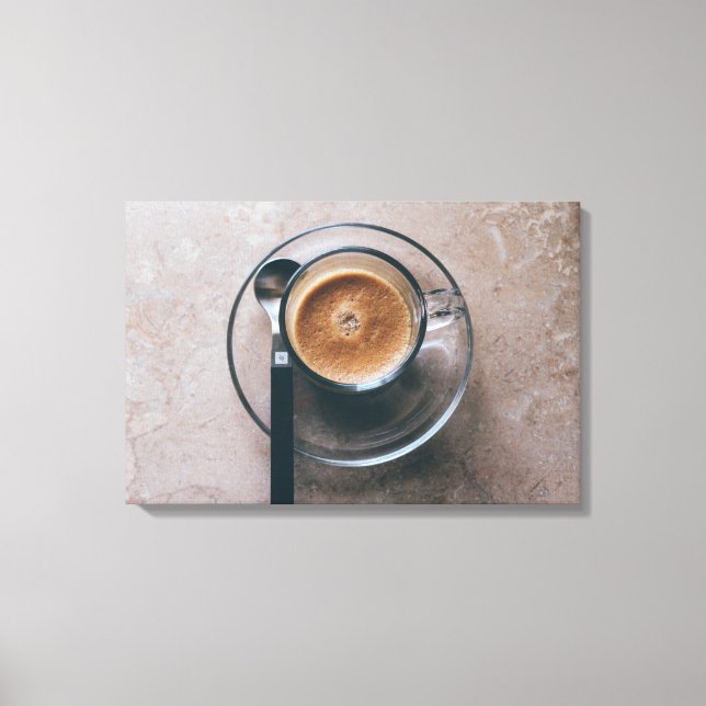 Canvas de Arte em Parede da Cozinha Café (Frente)