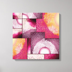 Canvas de Arte Estipada Abstrato Digital