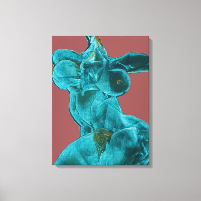 Canvas de arte feminina em movimento (Frente)