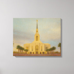 Canvas de Arte LDS do Utah Temple Painting™