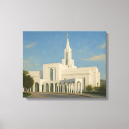 Canvas de Arte LDS LDS Linda do Templo de Utah