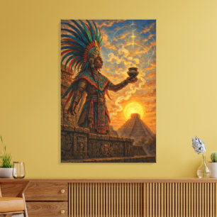Canvas de arte maia