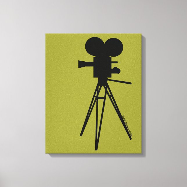 Canvas de Arte Personalizada da Câmara de Filme Re (Frente)