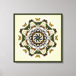Canvas de arte voadas do caleidoscópio da
