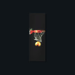 Canvas de basquete vertical<br><div class="desc">Eu Adoro Este Jogo. Esportes populares - Imagem de bola de jogos de basquete de estilo Pop.</div>