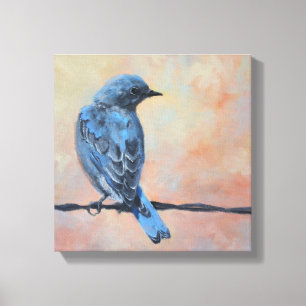 Canvas de Belas Artes de Montanha Bluebird
