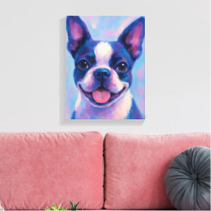 Canvas de Boston Terrier