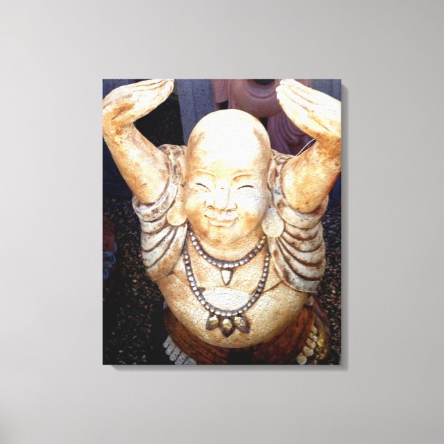 canvas de buda sorridente (Frente)