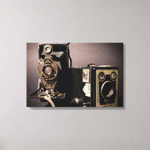 canvas de câmeras vintage