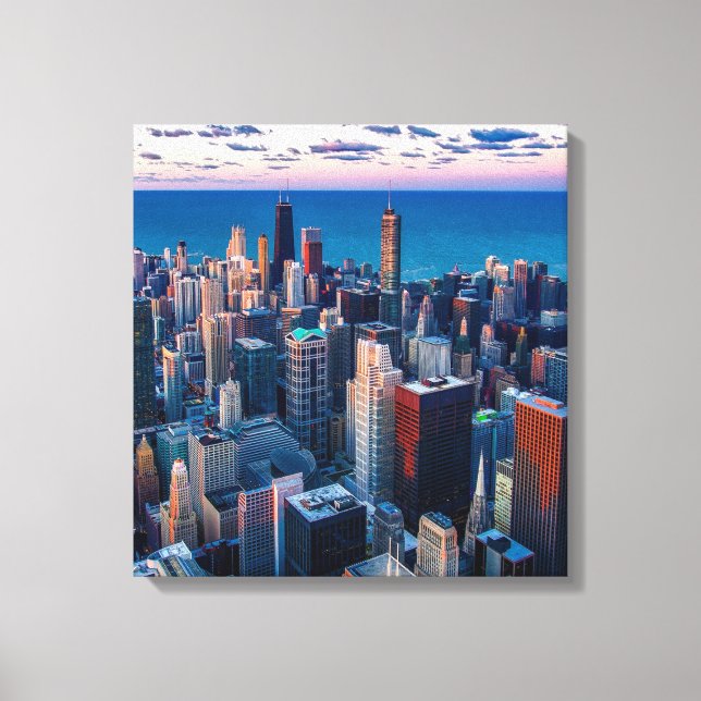 Canvas de Chicago Illinois Art 16.80 X 17.50 (Frente)