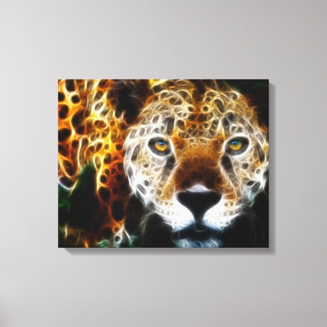Canvas de Chita Selvagem Animal (Frente)