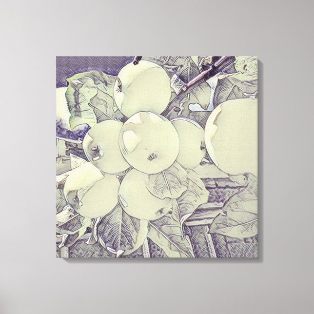 Canvas de cluster da Apple com estilo de carvão (Frente)