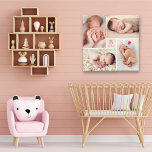 Canvas de Colagem de Fotos da Modern Baby Girl Mon<br><div class="desc">Concebido por gordura*fa*estanho. Fácil de personalizar com seu próprio texto, foto ou imagem. Para pedidos personalizados, entre em contato direto com o . Encargos personalizados são aplicados. ・ ・ ・ ・ ・ ・ ・ ・ ・ ・ ・ ・ ・ ・ ・ em ・ em ・ em em ・ em em...</div>