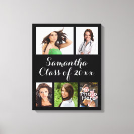 Canvas de Colagem de Fotos de Graduação Personaliz