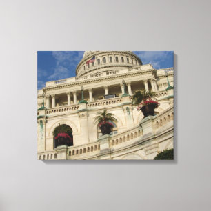 CANVAS DE CONSTRUÇÃO DE CAPITOL DOS ESTADOS UNIDOS