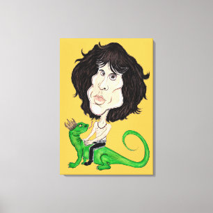 Canvas de Desenho do Rei Lizard Rockstar
