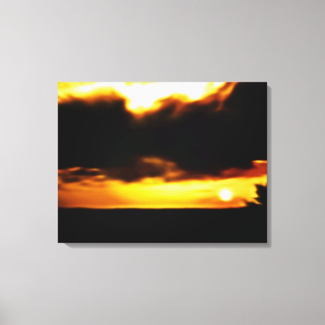 Canvas de desfoque sunset/sunset (Frente)