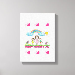 Canvas de Dia de as mães de Impressão da Tela Esti