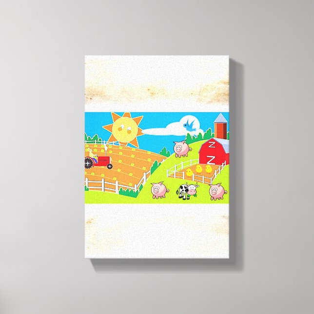 Canvas de Dia de os pais de Impressão da Tela Esti (Frente)