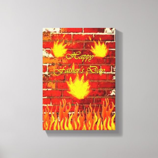 Canvas de Dia de os pais de Impressão da Tela Esti (Frente)