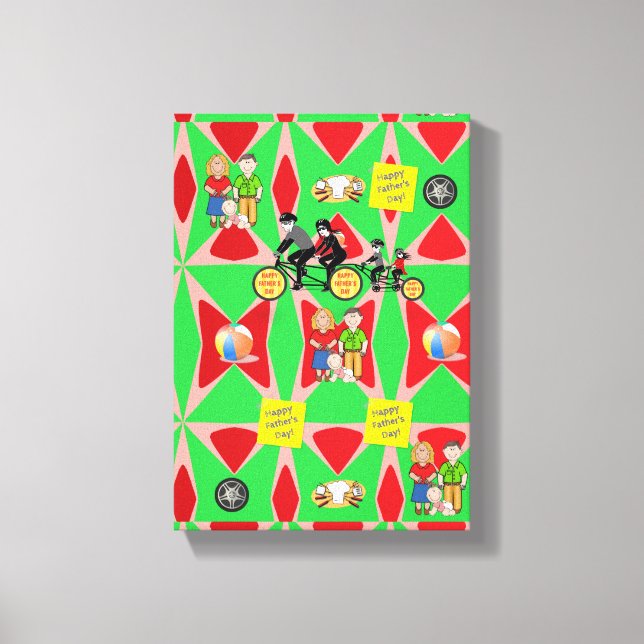 Canvas de Dia de os pais de Impressão da Tela Esti (Frente)