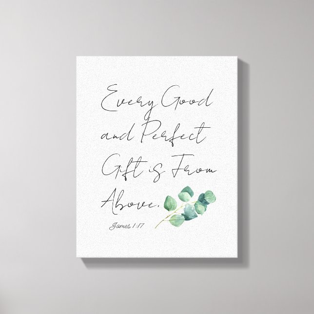 Canvas de Escritura Eucalyptus Baby Girl (Frente)