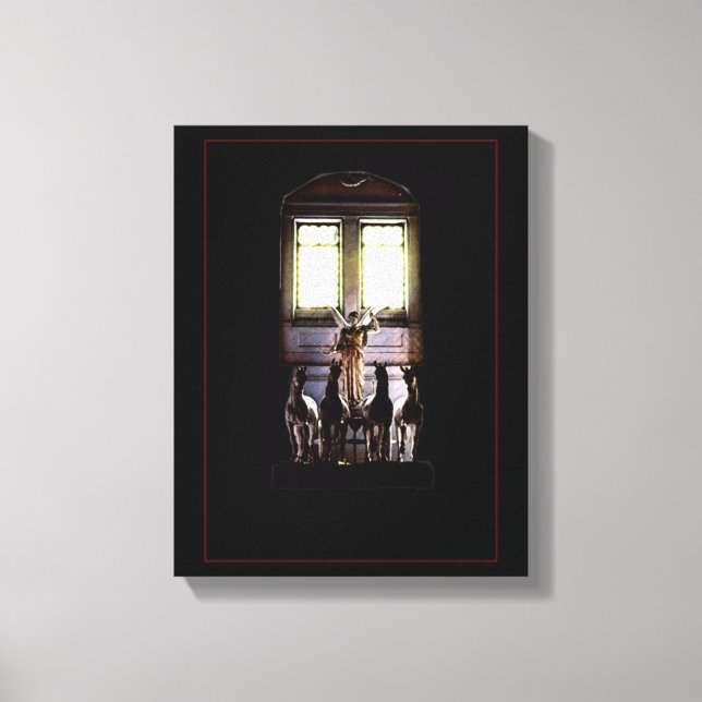 Canvas de escultura de mármore neoclássica (Frente)