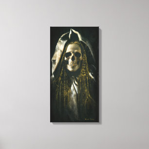 Canvas de esqueleto góticos do fantasma
