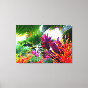 Canvas de Flora Fantasy Tropical