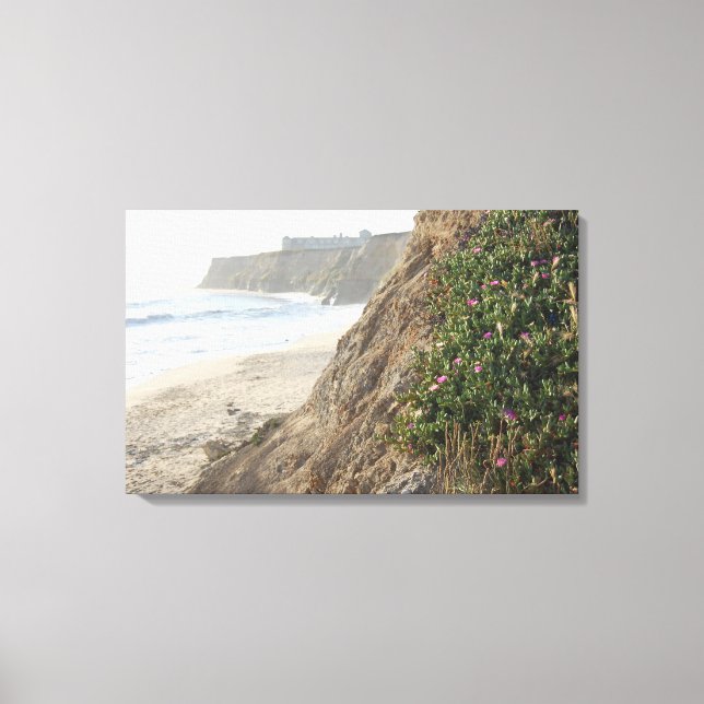 Canvas de Fotografia em Praia do norte California (Frente)