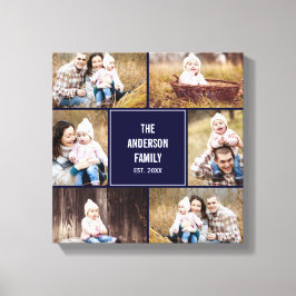 Canvas de Fotografias Personalizadas de Colagem Qu