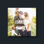 Canvas de Fotografias Personalizadas de Sobreposiç<br><div class="desc">Carregue a sua foto para criar um presente único para você ou para outra pessoa! Consulte as nossas coleções completas em berryberrysweet.com. Cores personalizadas também disponíveis mediante solicitação. Design © berryberrysweet.com</div>