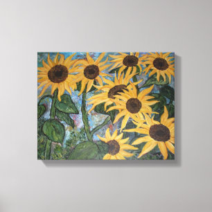 Canvas de girassol