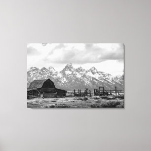 Canvas de Grand Teton Mmon Row