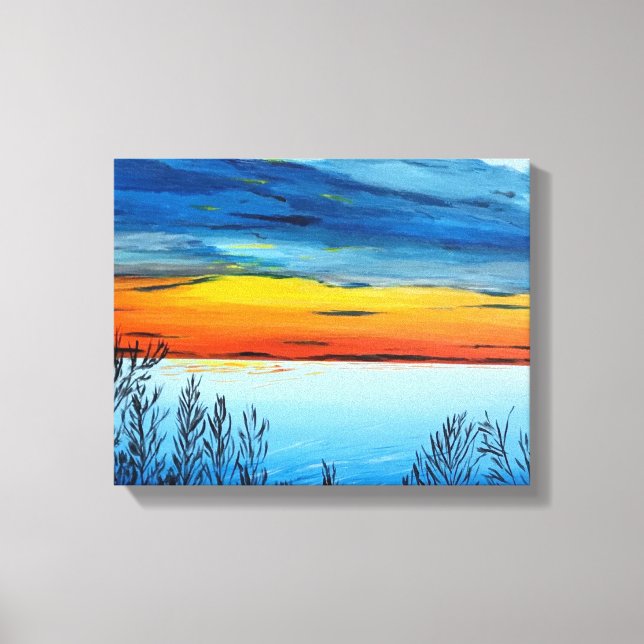 Canvas de Impressão com Sunset (Frente)