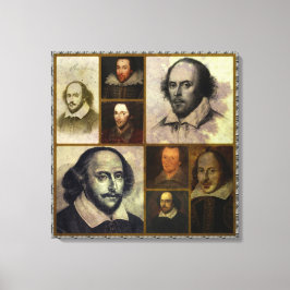 Canvas de Impressão de Collage Shakespeare