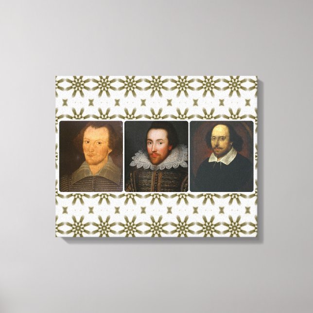 Canvas de Impressão de Collage Shakespeare (Frente)