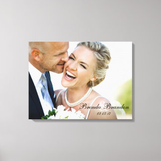Canvas de Keepsael de Foto de Casamento