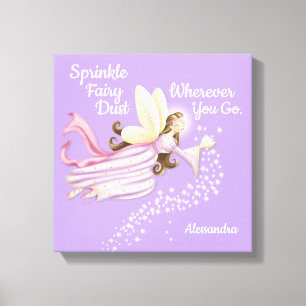 Canvas de Lavanda de fadas mágicas