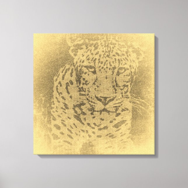 Canvas de Leopard Vintage (Frente)