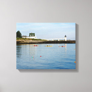 Canvas de Maine do farol do ponto de Marshall