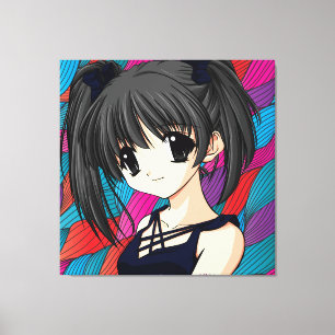 Canvas de Manga Anime Girl