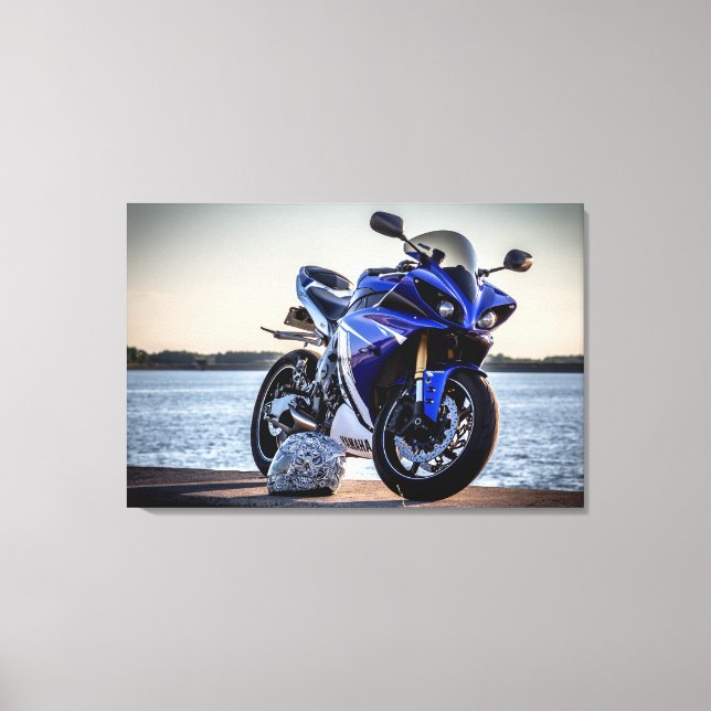 Canvas de motocicleta Yamaha R1 (Frente)